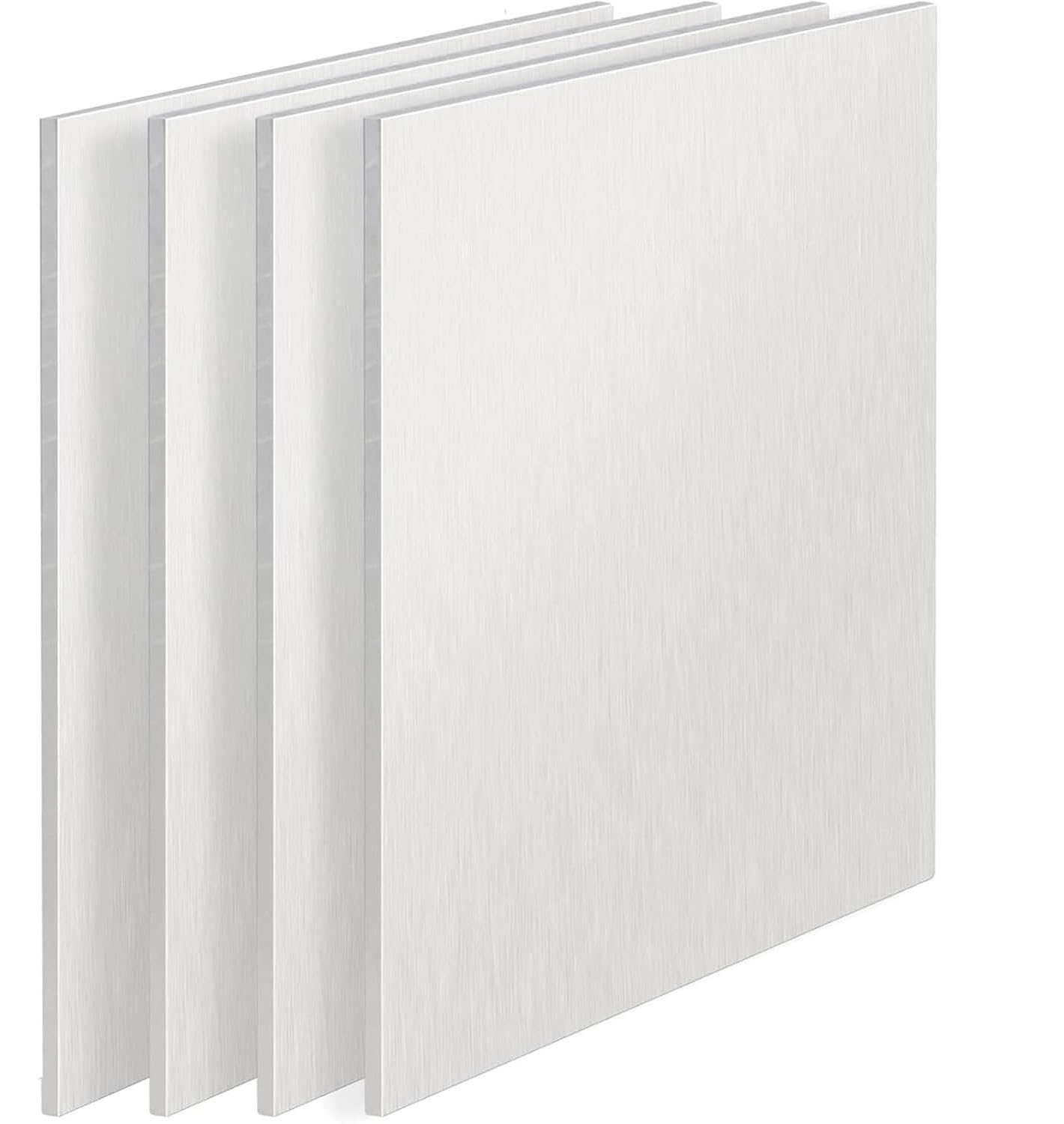 4 láminas de aluminio 6061 T6 de 4 mm de espesor for bricolaje, manualidades y uso industrial.(200x200x4mm)