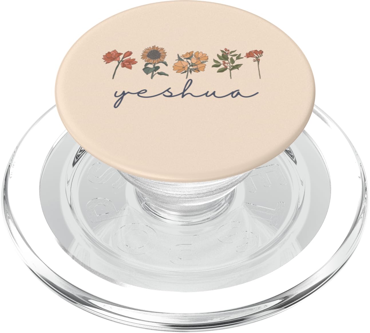 Yeshua Jesus Scripture Christian Bible Faith Wildflowers PopSockets PopGrip for MagSafe