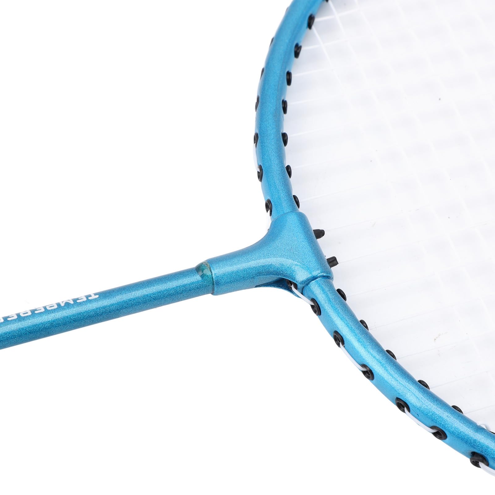 AMONIDA Set da Badminton Ad Alta elasticità con 2 Racchette e 3 Volani per il Gioco Casual, Perfetto per Principianti e Adulti, Design in Lega di Ferro