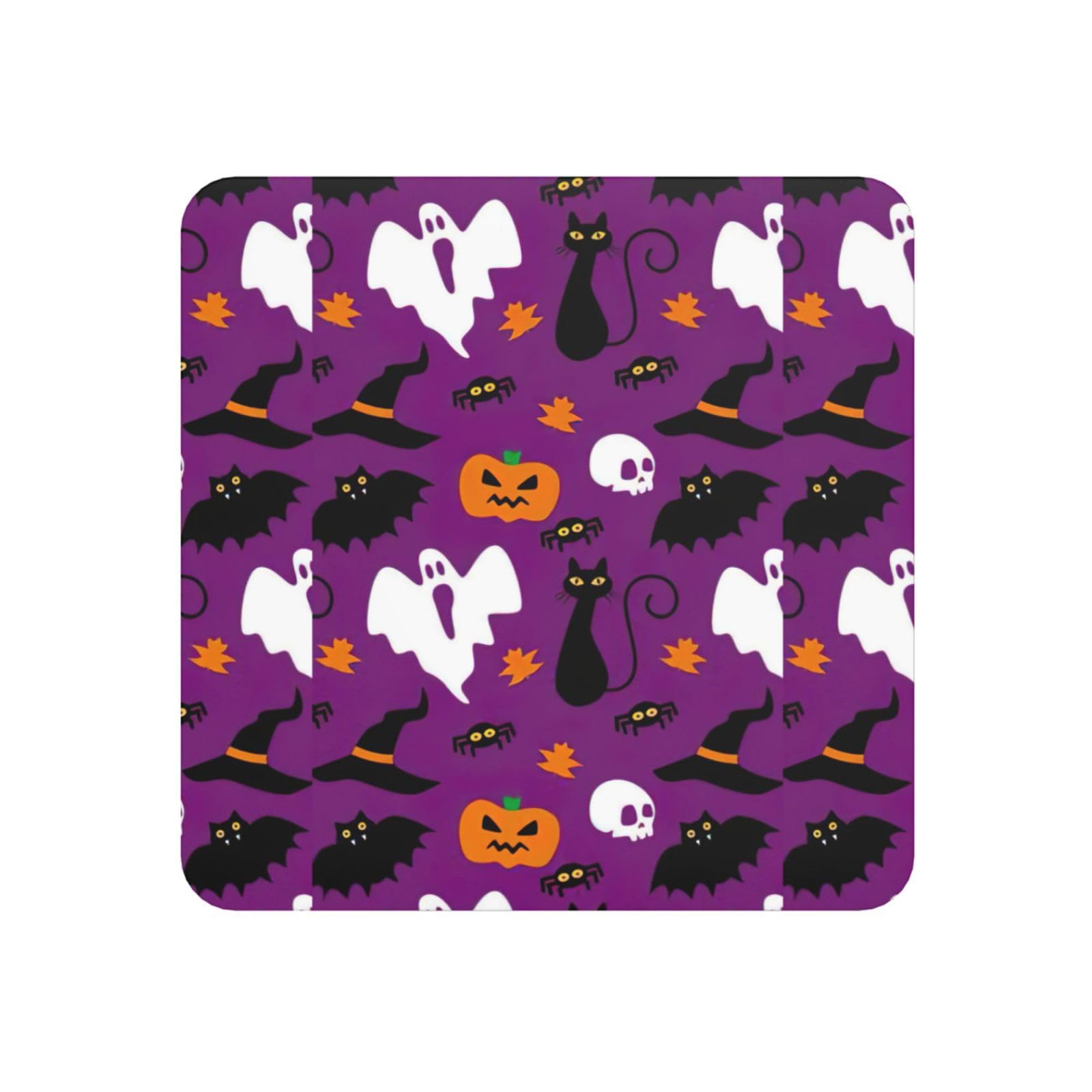 Purple Halloween Horror Print Refrigerator Magnet,Magnets For Refrigerator Decoration, Kitchen, Office, Wall