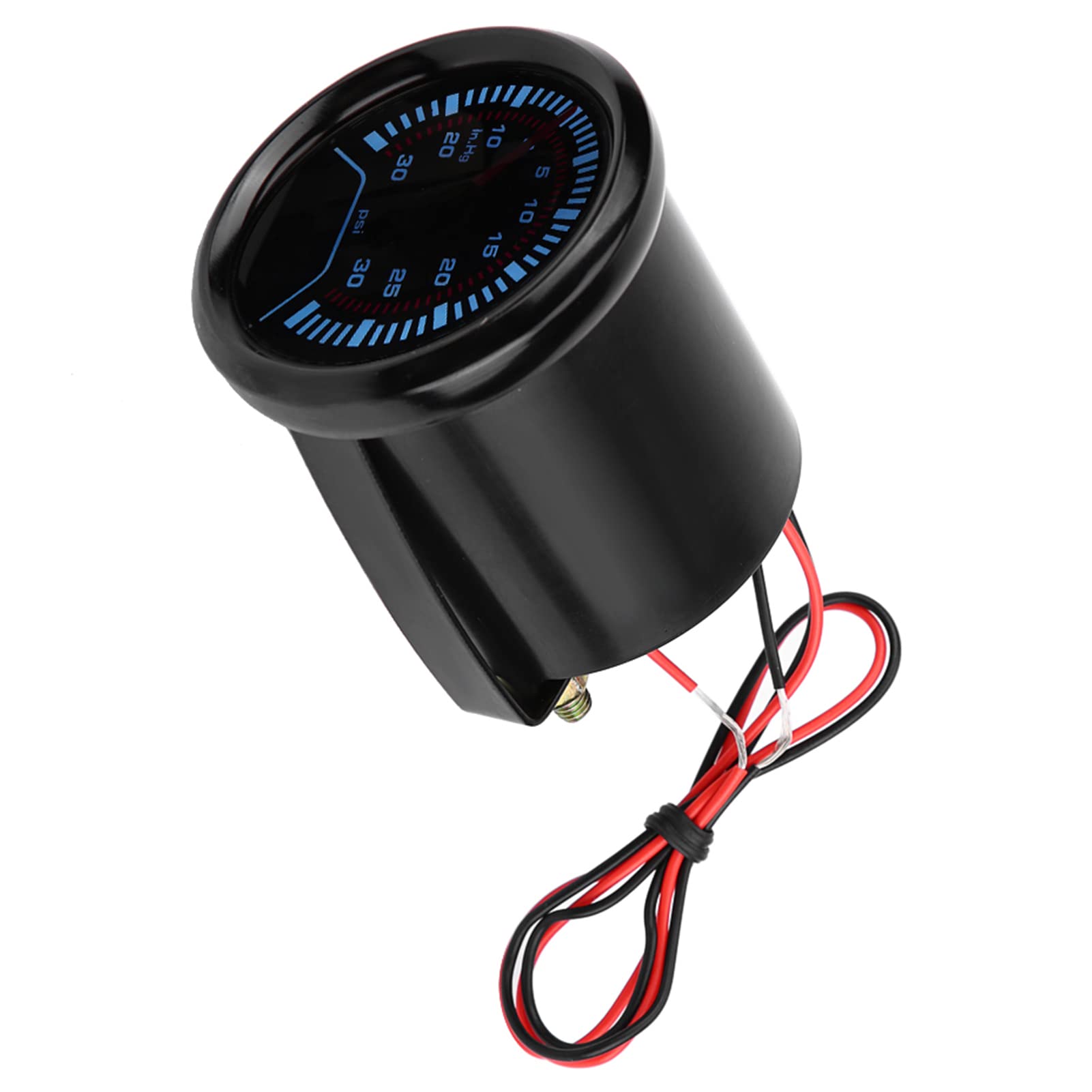 Turbo Boost Gauge ,Universal Car Smoke Dial Face Turbo Boost Manómetro turboalimentado con aleación de aluminio para Auto Car 52mm ,Medidor automático