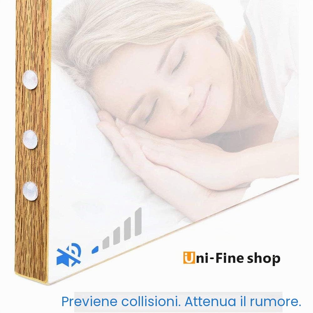 Uni-Fine Ammortizzatore di Colpi, Paraurti per Porta Cuscinetto Elastico Autoadesivo, Emisfero/Trapezio/Cilindro/Conico per Cassetti Vetro Antiscivolo (4 Dimensioni)