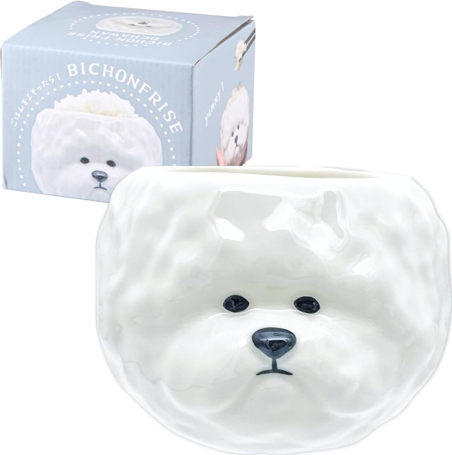 Amazon｜サンアート かわいい食器 茶碗 お茶わん ricebowl ビション