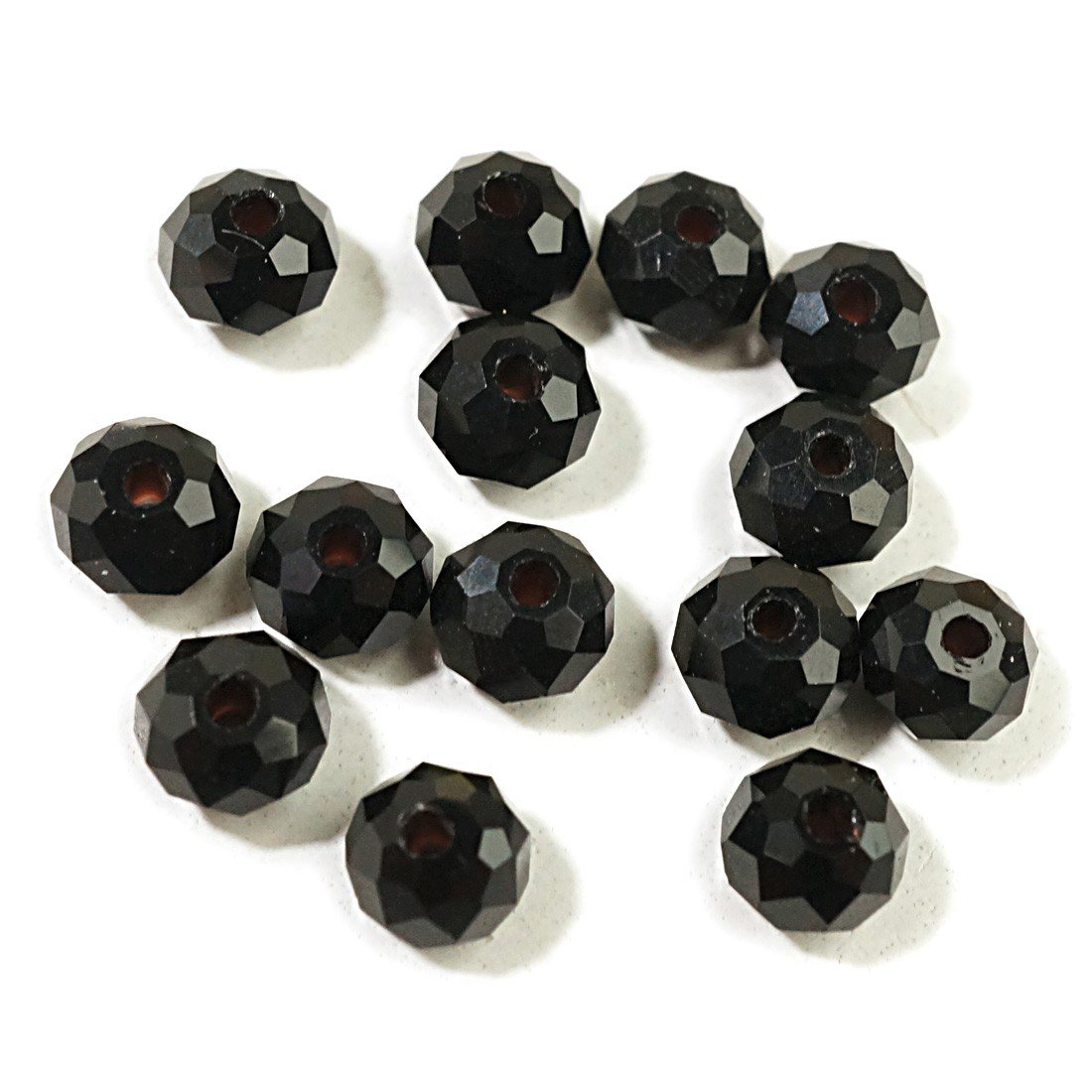 Amazon.co.jp: ボタンカットビーズ3x4mm ジェット 1gのグラム販売(約10 