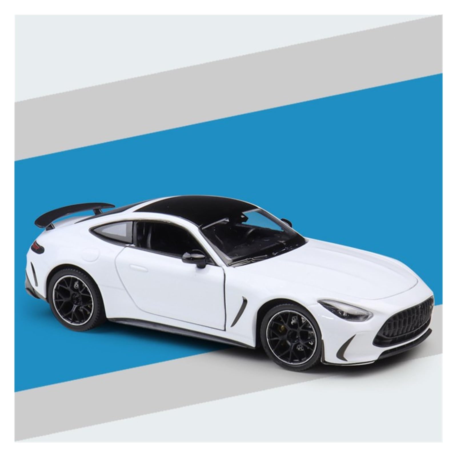 ONAIC Maßstabsmodelle Modellauto 1:24 Für Benz Für AMG Für GT 63 Sportwagen-Modell Aus Metallguss Sammlerauto(Weiß)