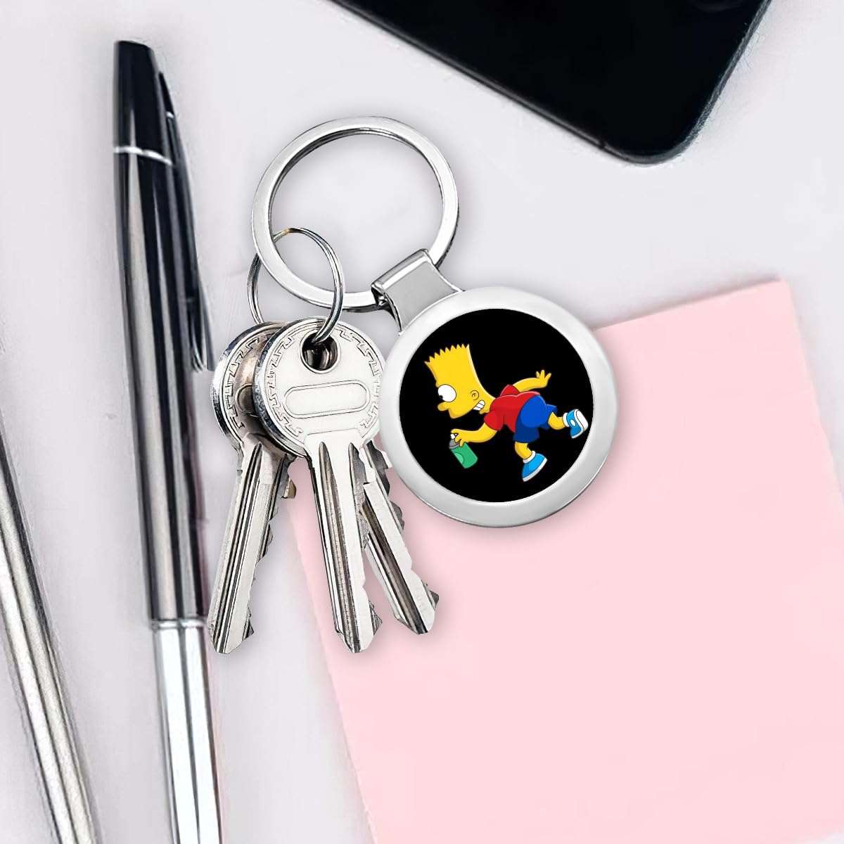 Amazon.co.jp: キーホルダー ザ・シンプソンズ グッズ キーリング