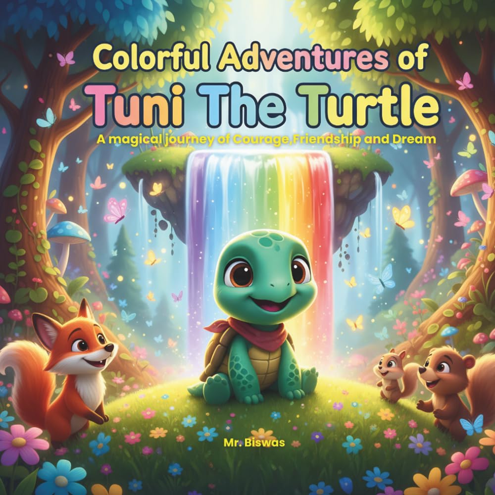 Colorful Adventures of Tuni the Turtle: A Magical Journey of Courage, Friendship, and Dreams