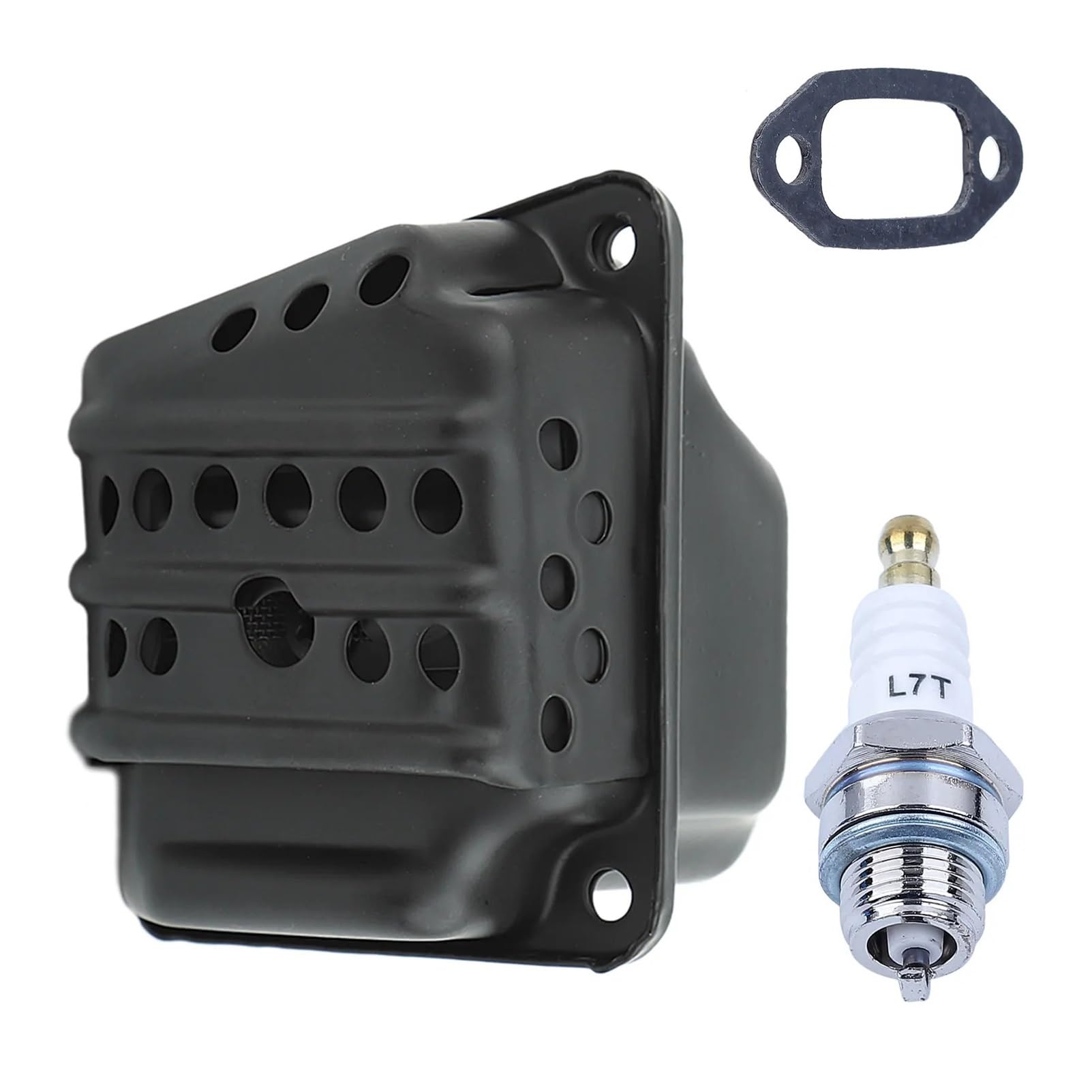 Dingmao Kit de junta de silenciador de escape apto for motosierra Sthil 024 026 Pro MS260