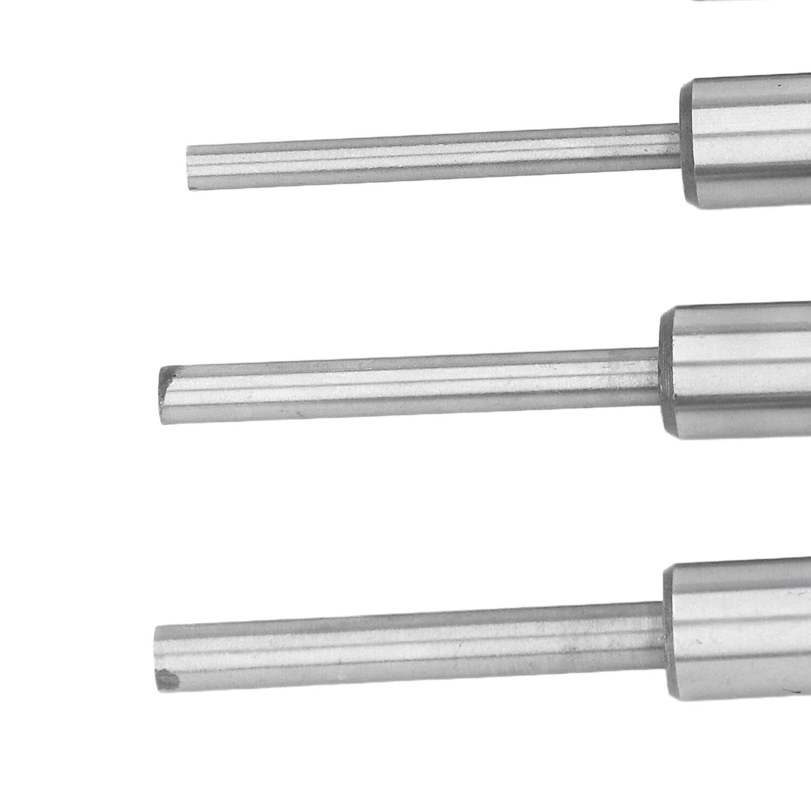 Kit de brocas cuadradas para carpintería con 5 piezas - Brocas avellanadoras cuadradas de acero de alta velocidad en tamaños 1/4 in, 5/16 in, 3/8 in, 7/16 in y 1/2 in - Juego de