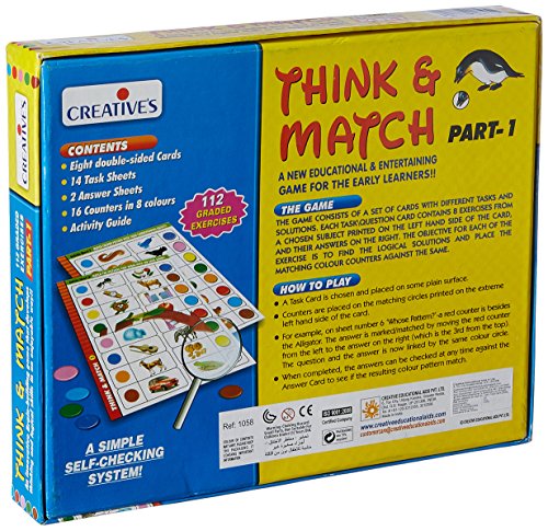 Image of CRE0995 Let's Find Out What Puzzle (Multi-Color, 54 Pieces)|CRE0989 Action and Reaction Puzzle (Multi-Color, 54 Pieces)|Think and Match - 1
