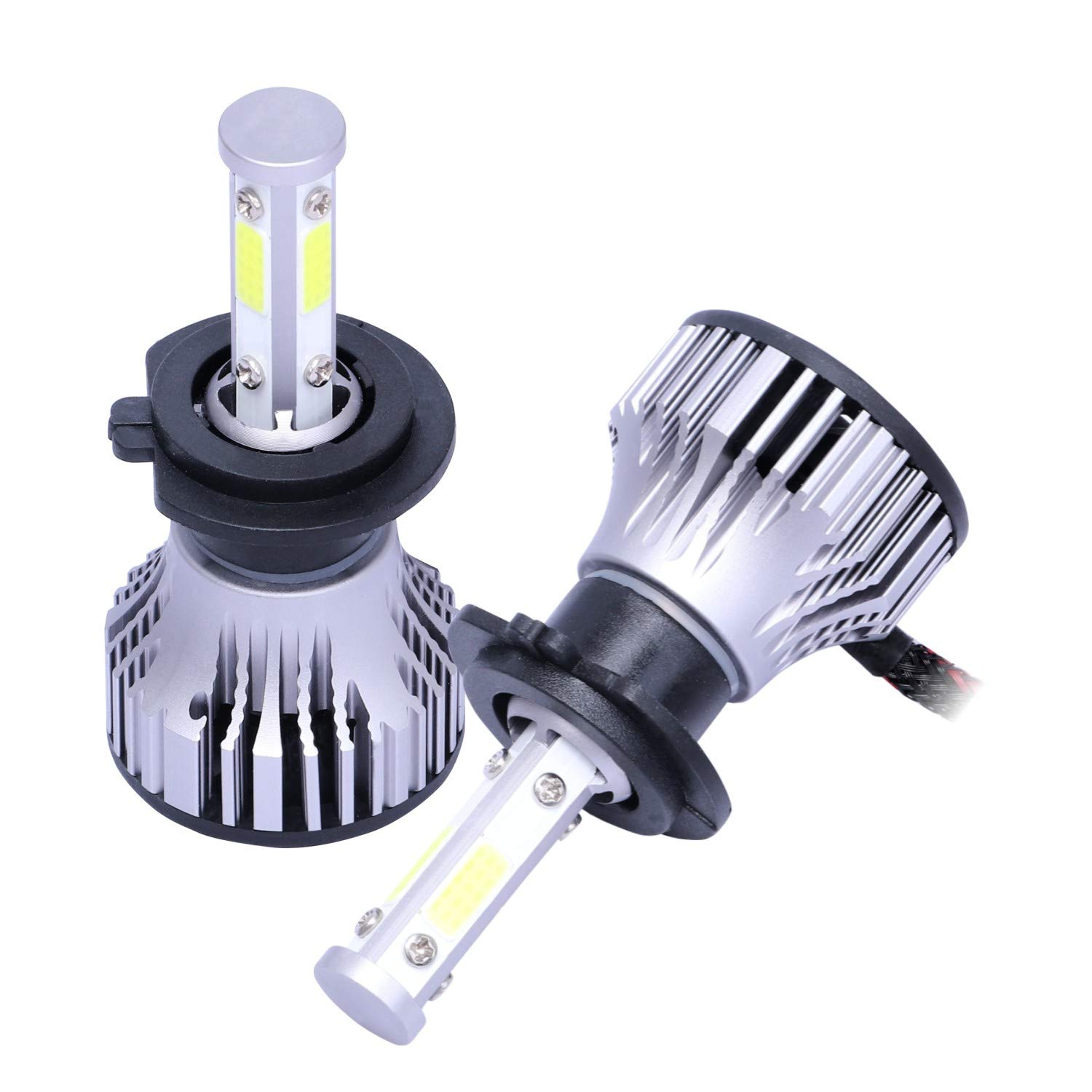 fari a LED 2 pz/Paia 52W 4-Side H4 H7 LED Auto Faro dell'automobile 16000LM 6500K Lampada H1 H3 9005 HB3 9006 9007 HB4 H8 H9 H11 H11 Bulbi di fendinebbia Lampadina a LED