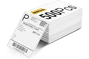 500-Pack 4x6 Shipping Labels for Rollo, Zebra Printers