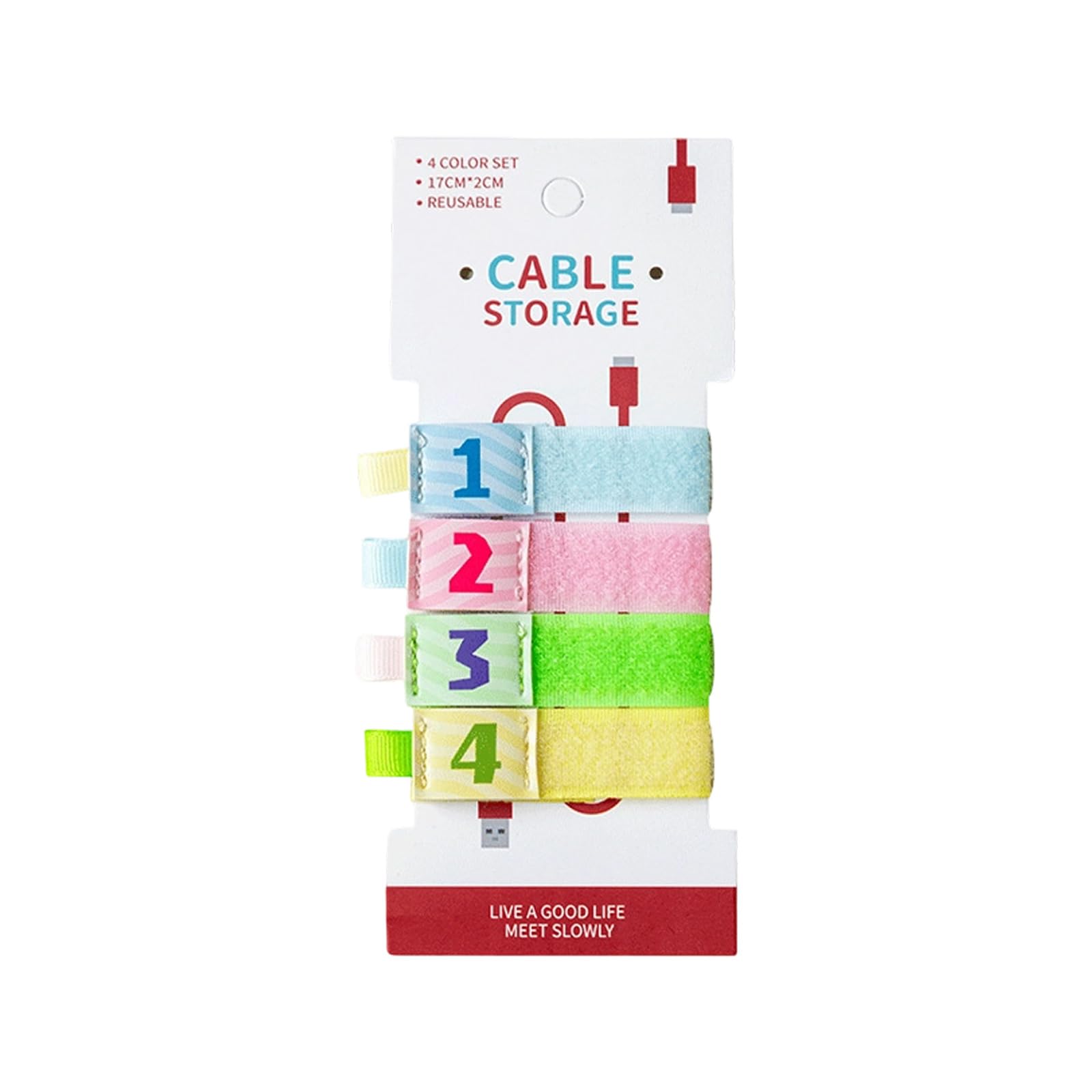 Hogtnd C Multipurpose Antislip Ord Wrap Artoon Nylon Able Tie For Securing Electroni Device Harging Ables Able Management