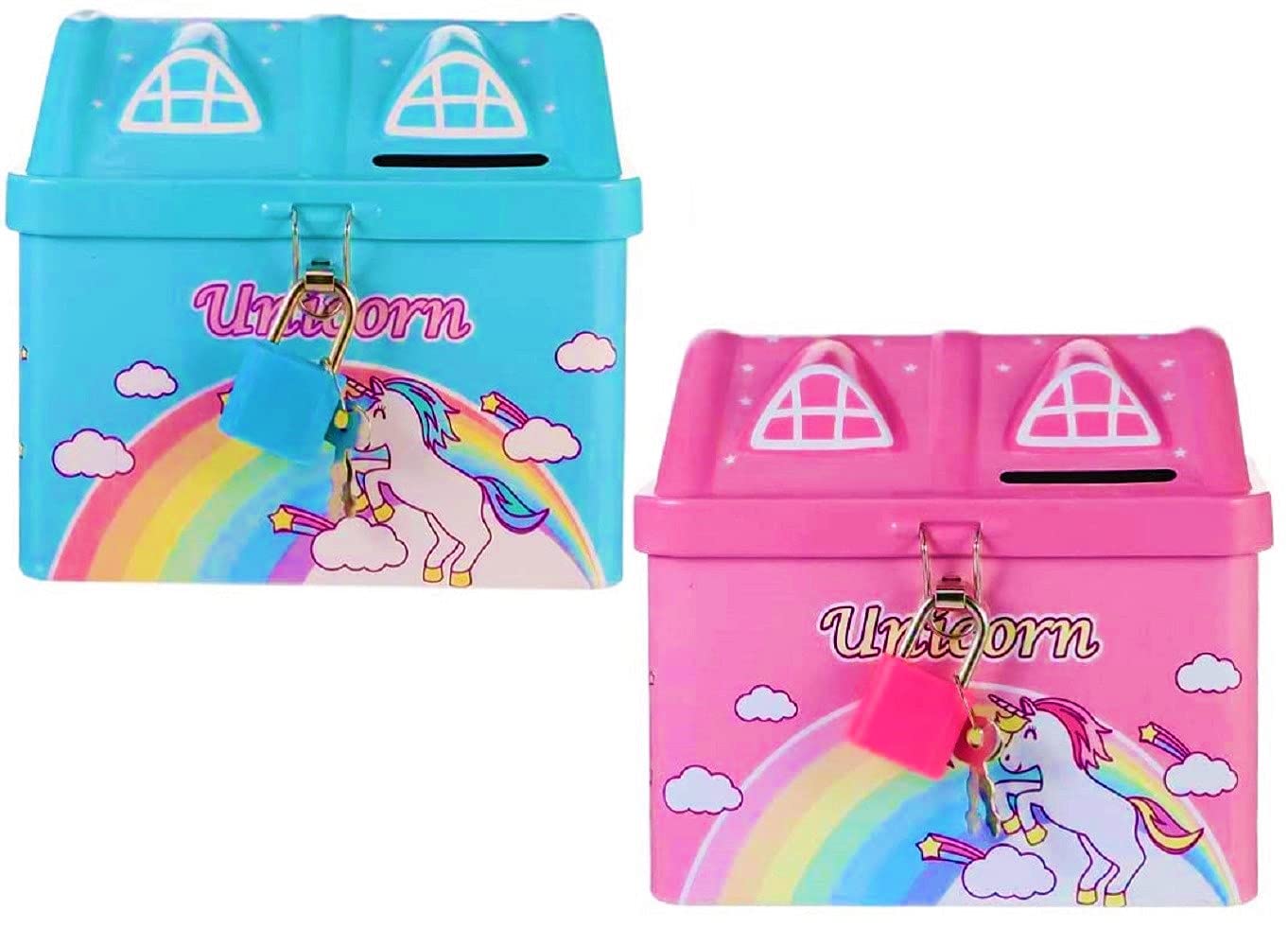 Buy FunBlast Hut Shaped Unicorn Coin Box for Kids Cartoon Toy Money