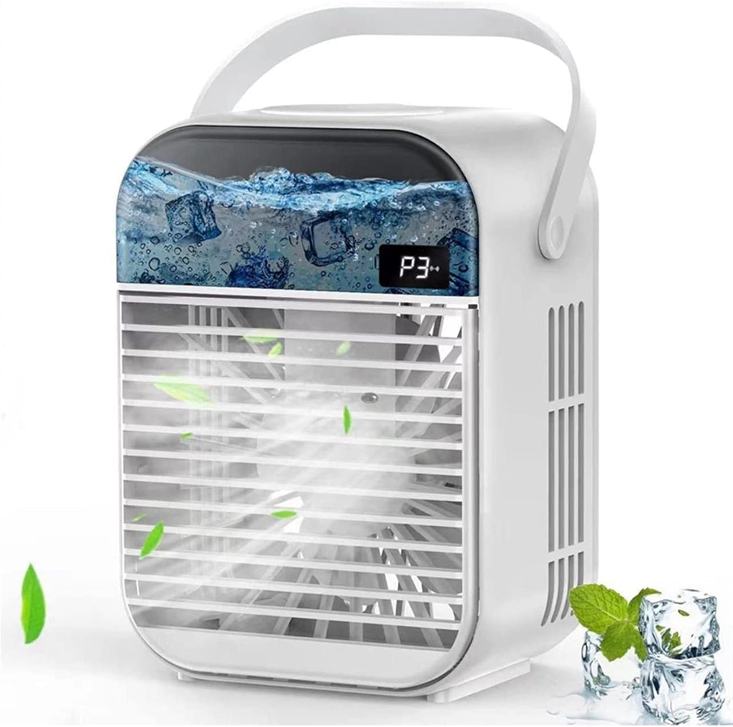 Portable Air Conditioner Fan Evaporative Cooler Small Conditioners Desktop Misting