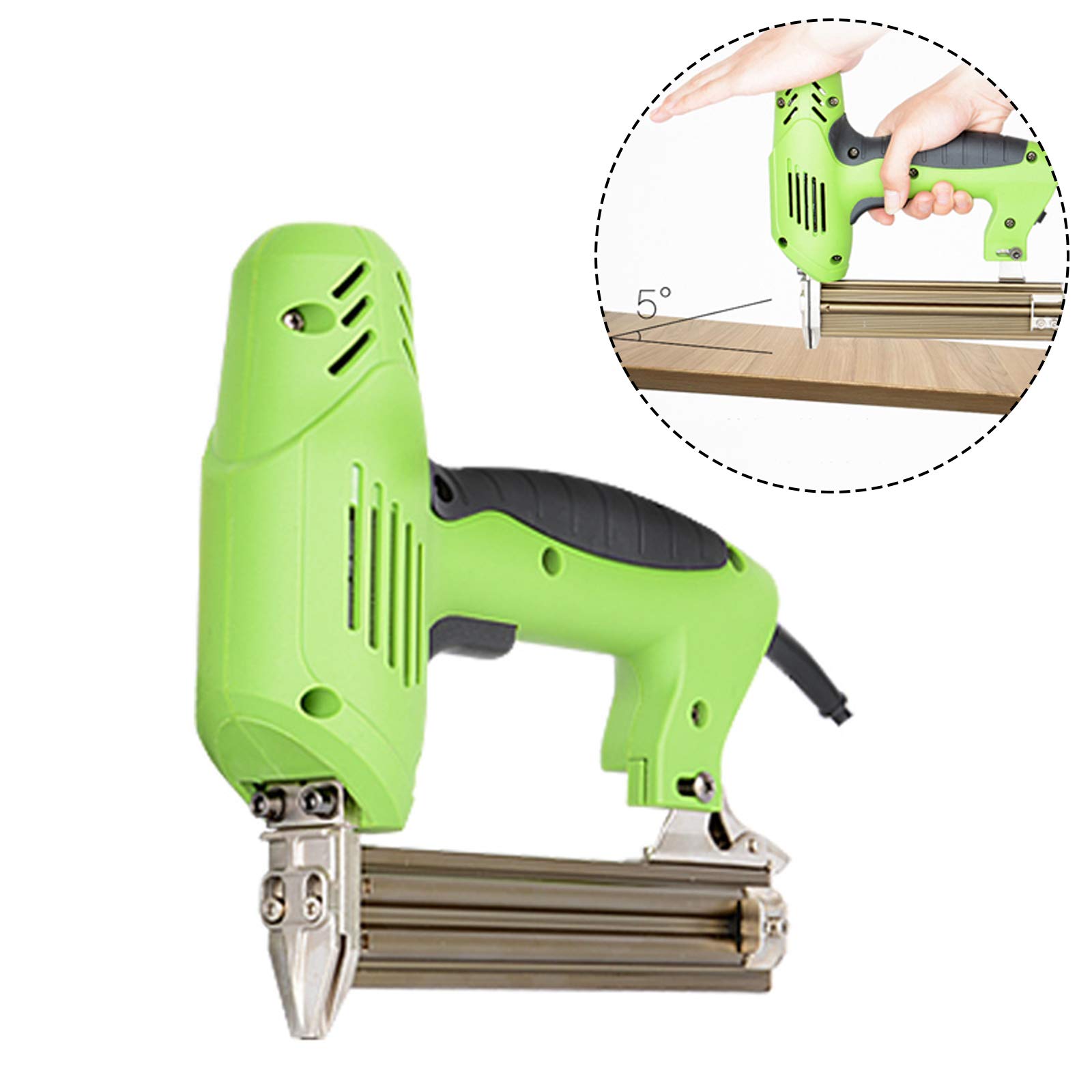 Pistola Sparachiodi, Sparachiodi Elettrico per Legno Elettrica Tapezziere Chiodatrice Elettrica Strumento per Inchiodatura Manuale per Mobili in Legno