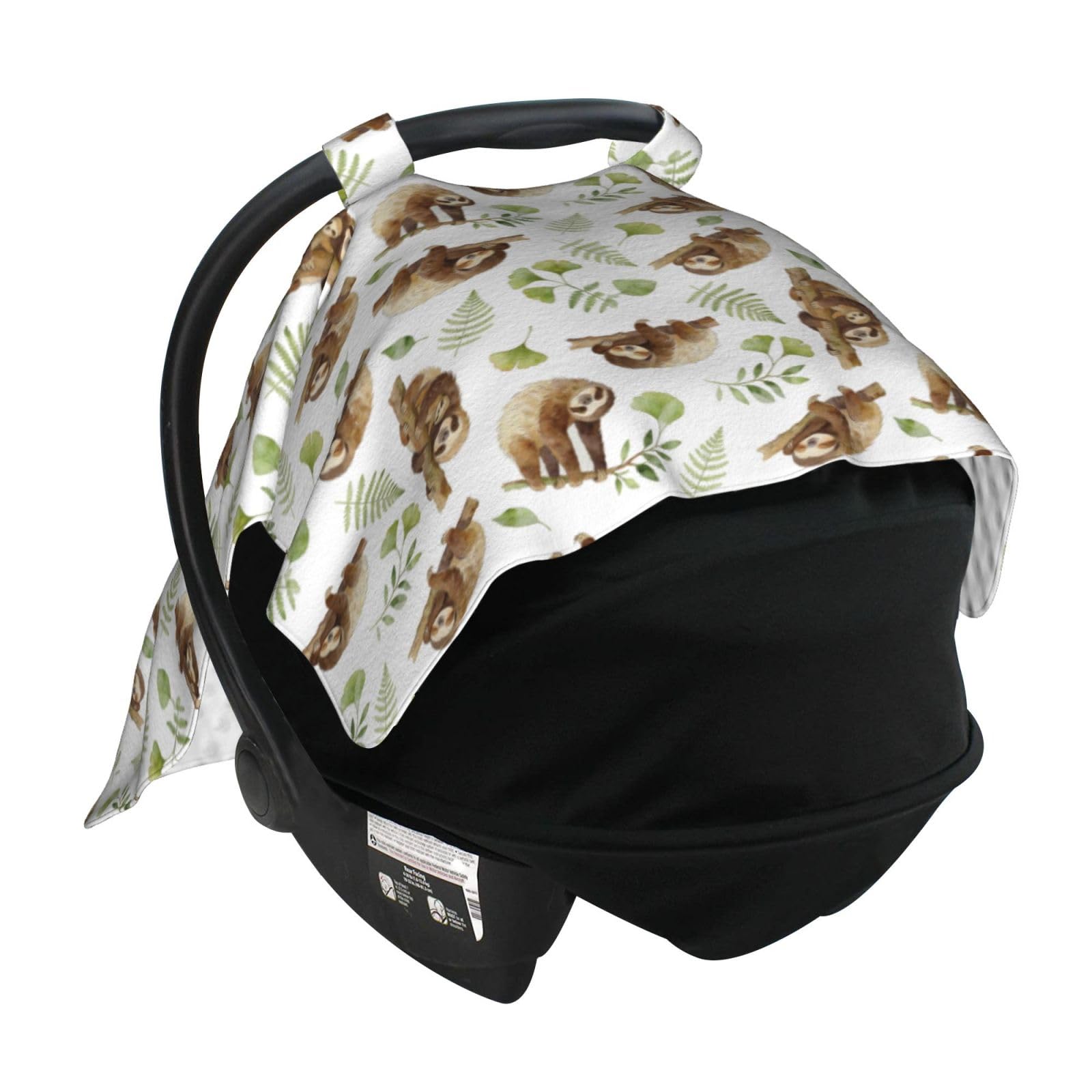 Cubierta de toldo para asiento de coche de bebé, cubierta multiuso, cubierta de enfermería, cubierta de carrito de compras, regalo de baby shower para niños y niñas