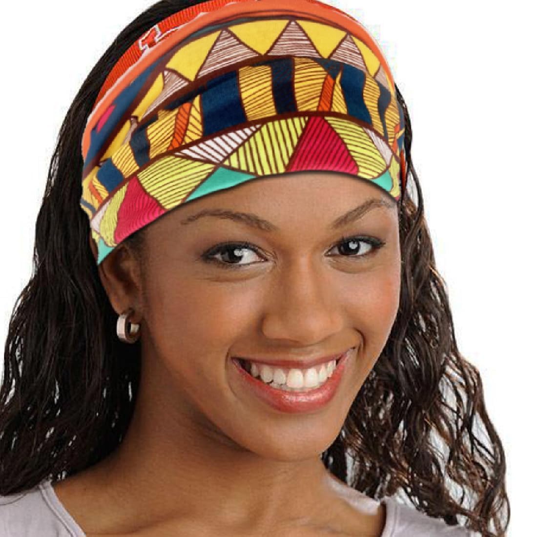 4 Pezzi Fasce per Capelli Donna Fascia per Capelli Boho Stile Ragazze Elastiche Larghe Accessori Fasce Per Capelli Africa Cerchietto Capelli Donna Elastic Bandana