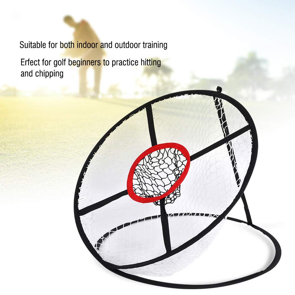 Red de Golf Chipping Entrenamiento Dos Capas Plegable para Interior Exterior Pop-up fácil Montaje