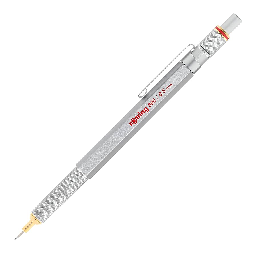 ロットリング800 0.5 Amazon.com : rOtring 800 Mechanical Pencil 0.5 mm Silver