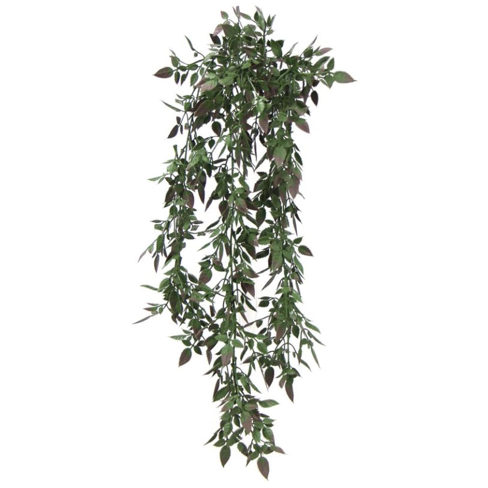 Leaf Artificial Hanging Plants Fire Resistant UV Resistant