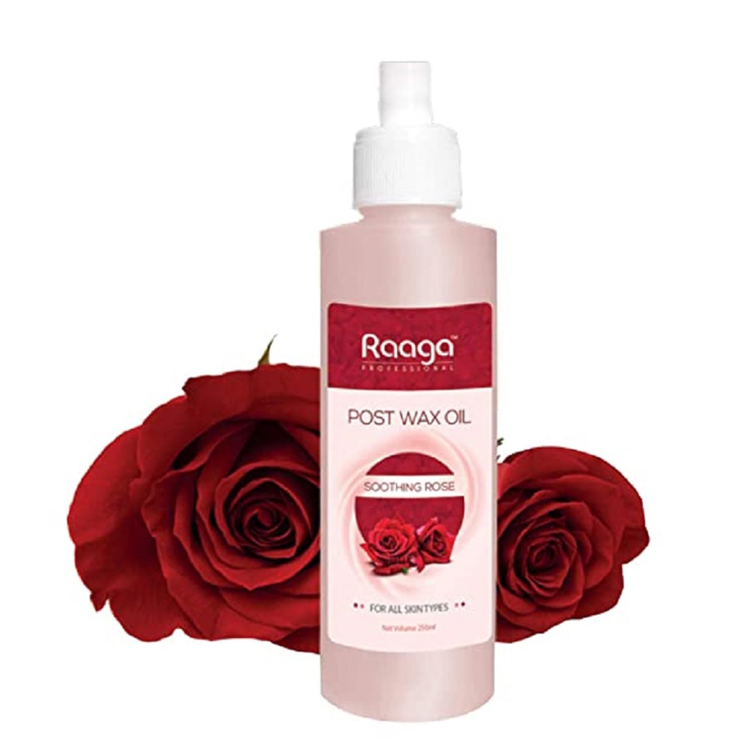 Raaga Professional Post Wax Oil with Soothing Rose and Cocoa Butter for All Skin Types | Calms Redness and Area Post Waxing, Softens Cracked Patches (250 ml) (B07WVQTG7T) Amazon Price History, Amazon Price Tracker