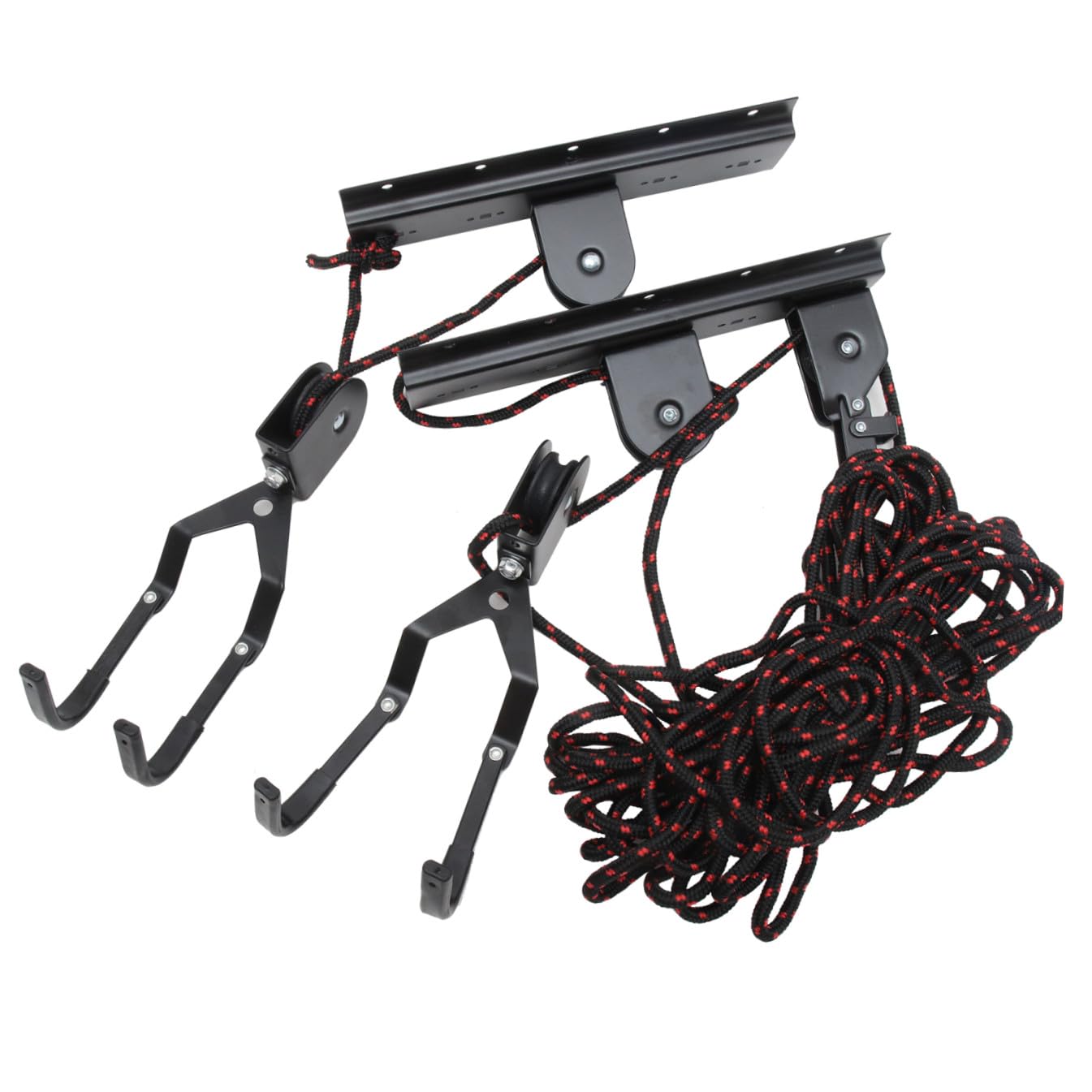 Didiseaon Soporte de Pared para Bicicletas Colgador Interior Negro, 1 Juego