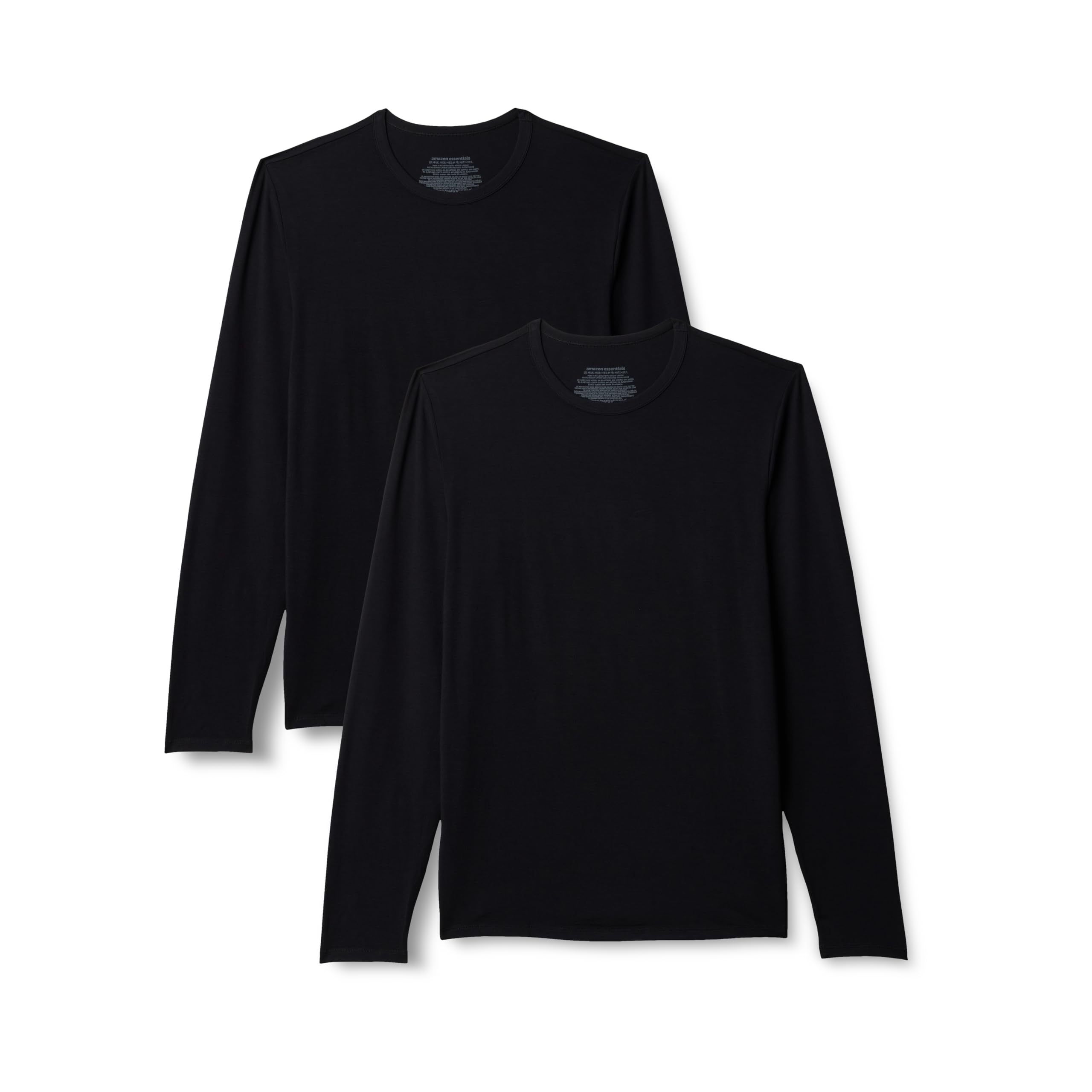 Amazon Essentials Uomo Maglietta Intima in Modal Super Morbido a Manica Lunga