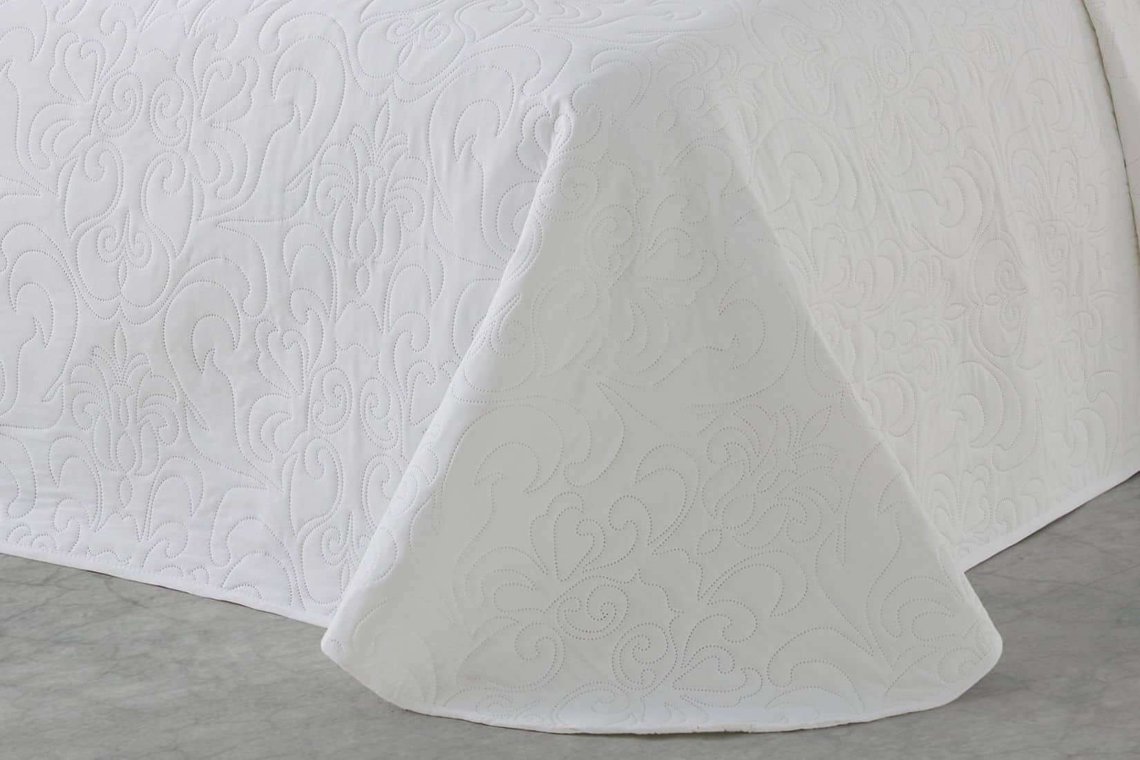 Burrito Blanco | Colcha 100% Poliéster Cama 90 Blanco