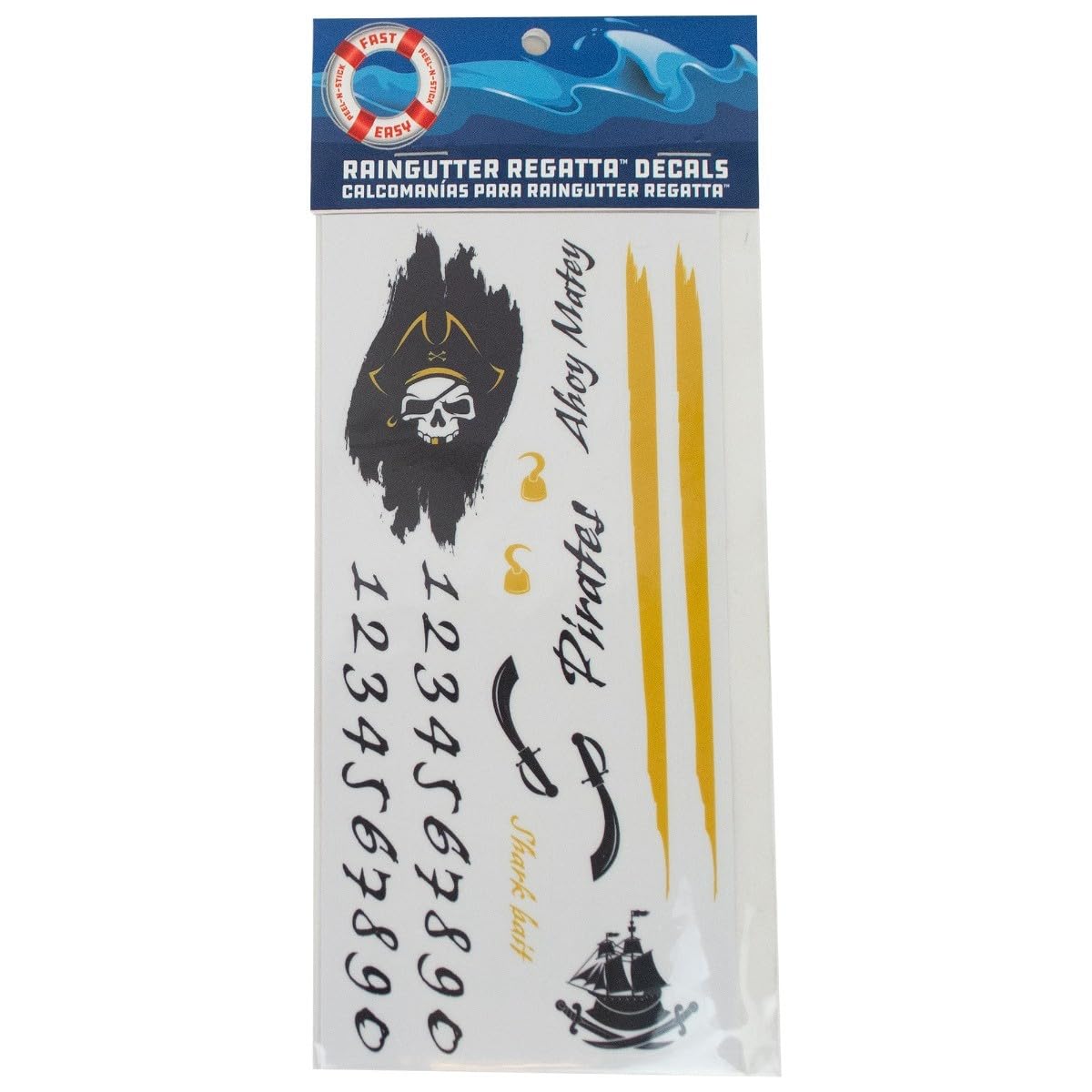 Raingutter Regatta Ahoy Matey! Decals