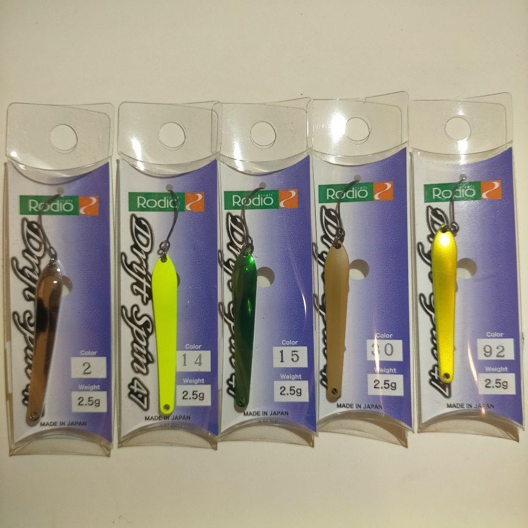 ロデオクラフト ドリフトスピン47 2.5g 20枚 全色セット スプーン