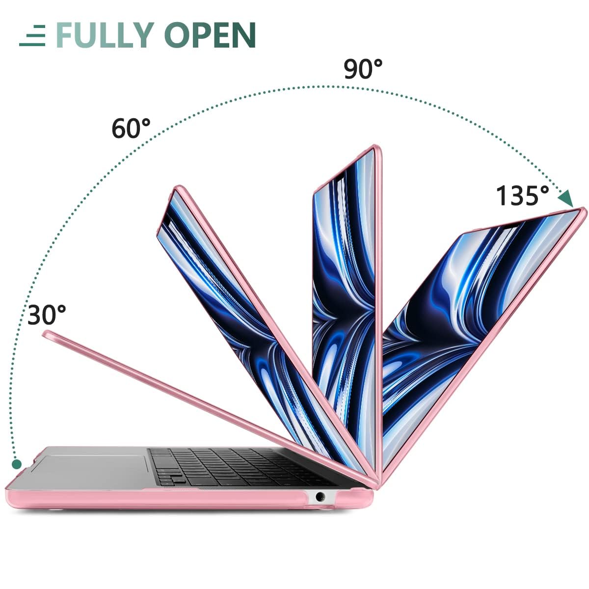 Dl3 Mobilak Compatible with MacBook Pro 15 Case 2019 2018 2017 2016 Release A1990 A1707 with Touch Bar and Touch ID, Plastic Hard Case Shell Cover (Pink)