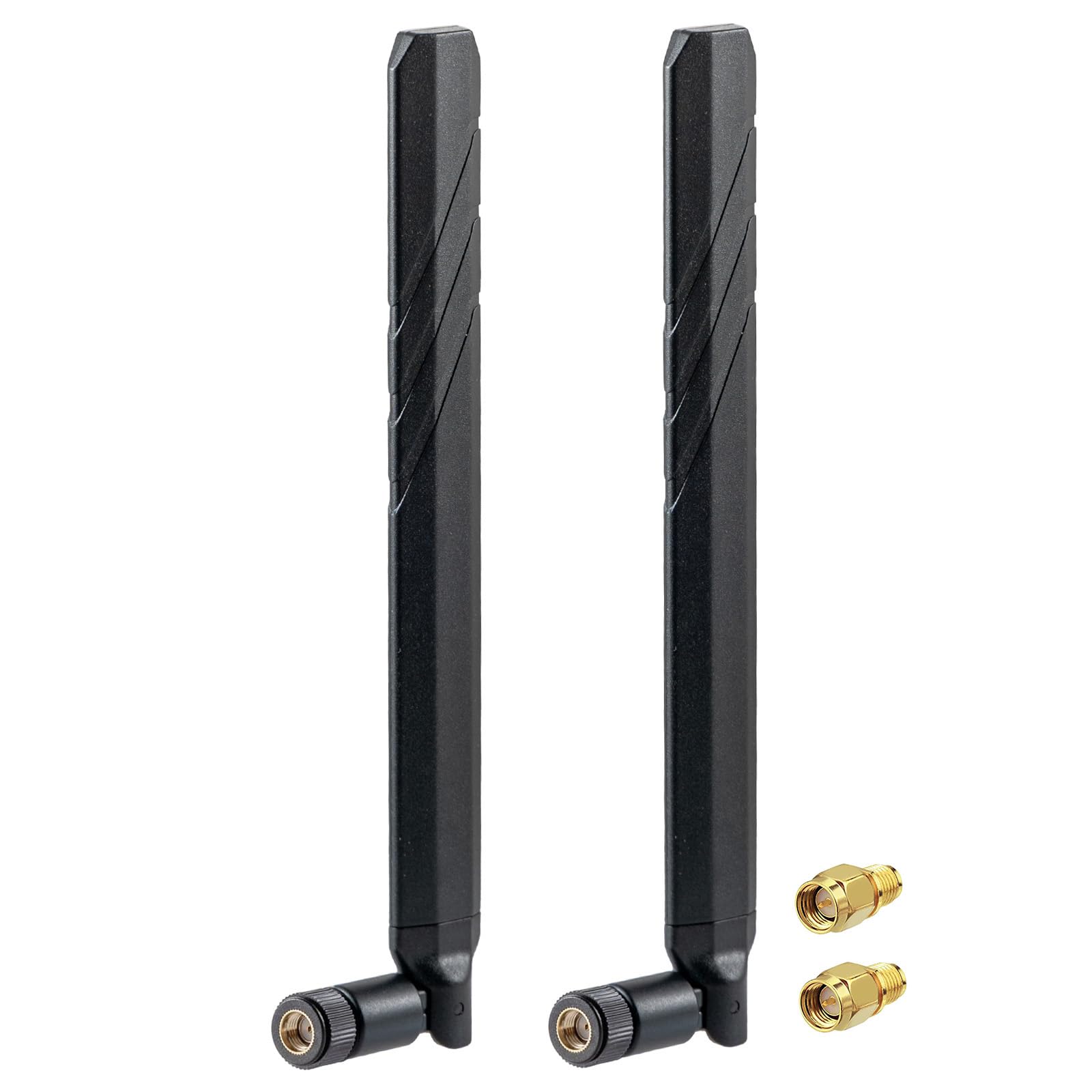 Eifagur Cellular Trail Camera Replacement RP-SMA Male Antenna Compatible with Spypoint Link Micro EVO Dark Tactacam Reveal SK XB X Pro Reveal X Gen Stealth Cam Hunting 4G LTE Trail Camera, 2-Pack