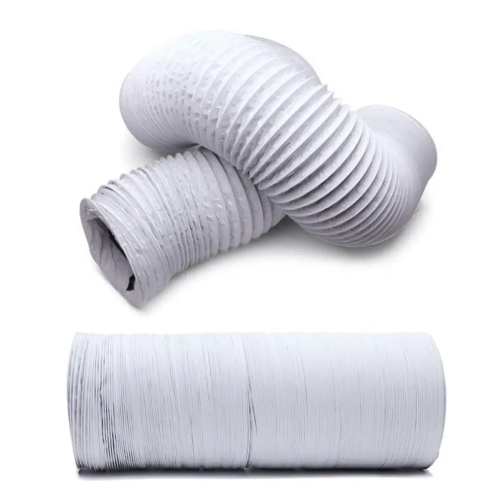 GETSTREE Air Conditioner Exhaust Hose,6M 150-80mm Flexible AC Vent Aluminum Foil Antistatic Tube For Extension And Replacement