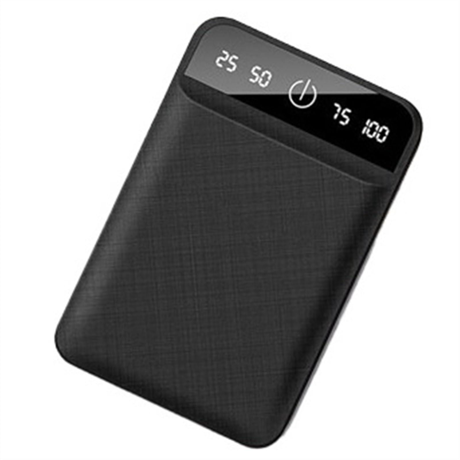 Power Bank 30000 MAh Dwukierunkowe Szybkie Ładowanie PowerBank Cyfrowy Wyświetlacz Przenośna Zewnętrzna Ładowarka Do Baterii Kompatybilna Z IPhonem (Size : Black)