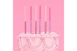xo, Fetti Pink Glitter Party Cake Candles For Bachelorettes