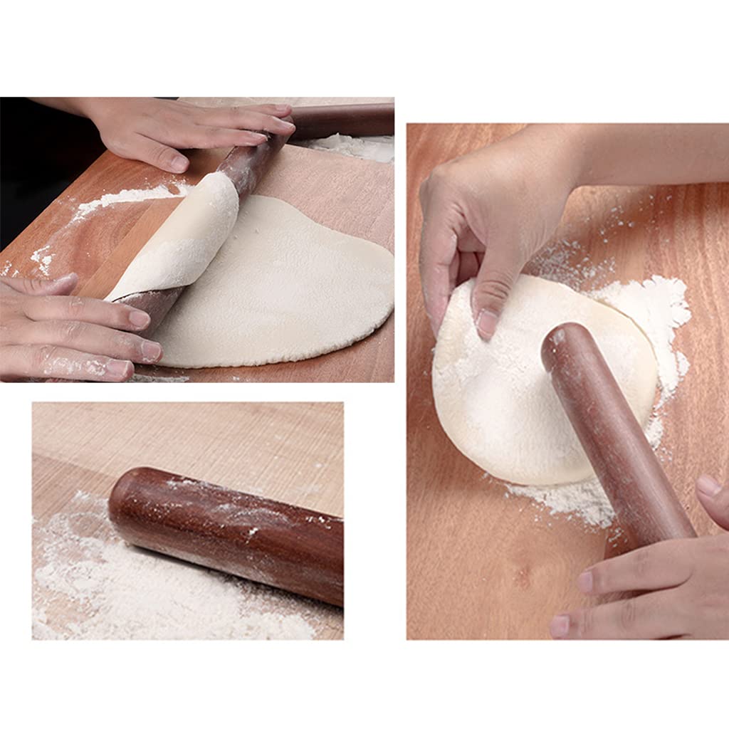 Rodillos Franceses, Varilla De Masa De Sándalo Morado para Fondant, Masa De Tarta, Galleta, Pastelería, Diseño Cónico Y Construcción Suave,40 * 3cm