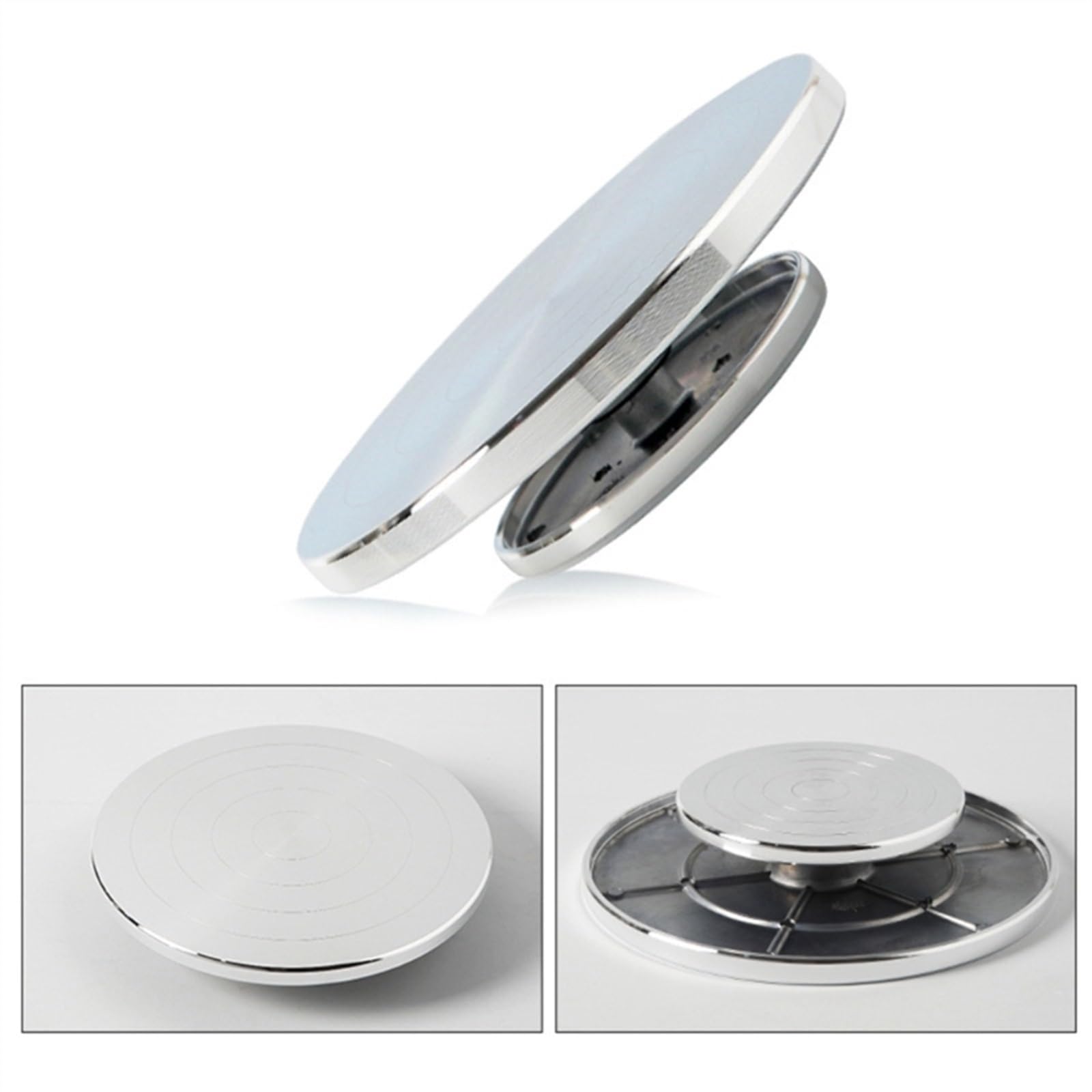 Koło garncarskie DIY – profesjonalny ceramiczny gramofon do rzeźbienia w glinie tarcza obrotowa dla artystów narzędzie do wyrobu ceramiki i przycinanie spinnera do rękodzieła i hobbystów