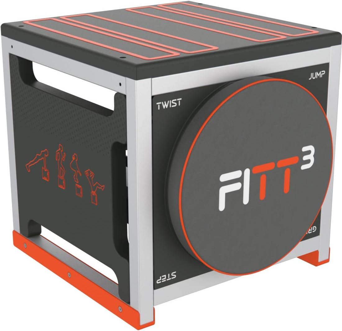 Unisex's FITT Cube Total Body Workout, High Intensity Interval Training Machine, Black
