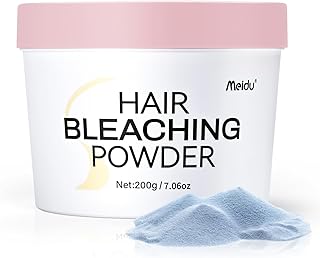 Hair Bleach, Professional Grade Bleach for Hair, Mild Bleach Powder Quickly Remove Hair Color for Hair Highlights & Lightening-A (200g / 7oz)
