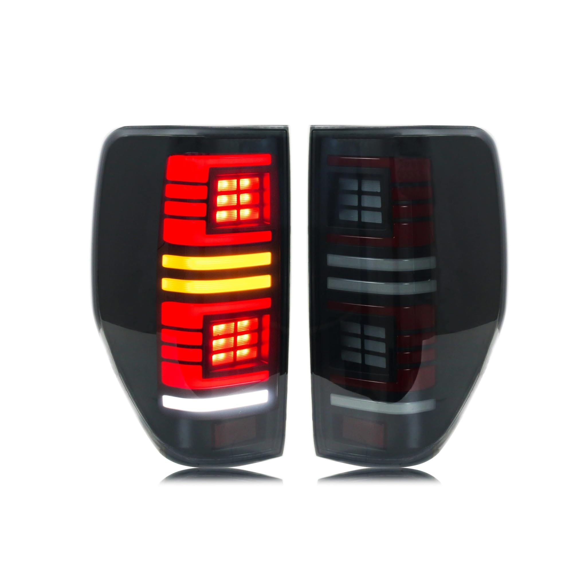 Feux Arrière À LED Ford Ranger 2012-2021 Finition Haut de Gamme Animation Dynamique
