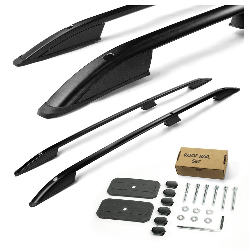 CHROMEMASTER | Barre da Tetto, Rail Tetto Compatibile con Fiat Doblo L1 SWB CORTO 2010-2022; Sono Utilizzate per il Montaggio di Portapacchi, Box da Tetto o Portabiciclette | Costruzione in Alluminio
