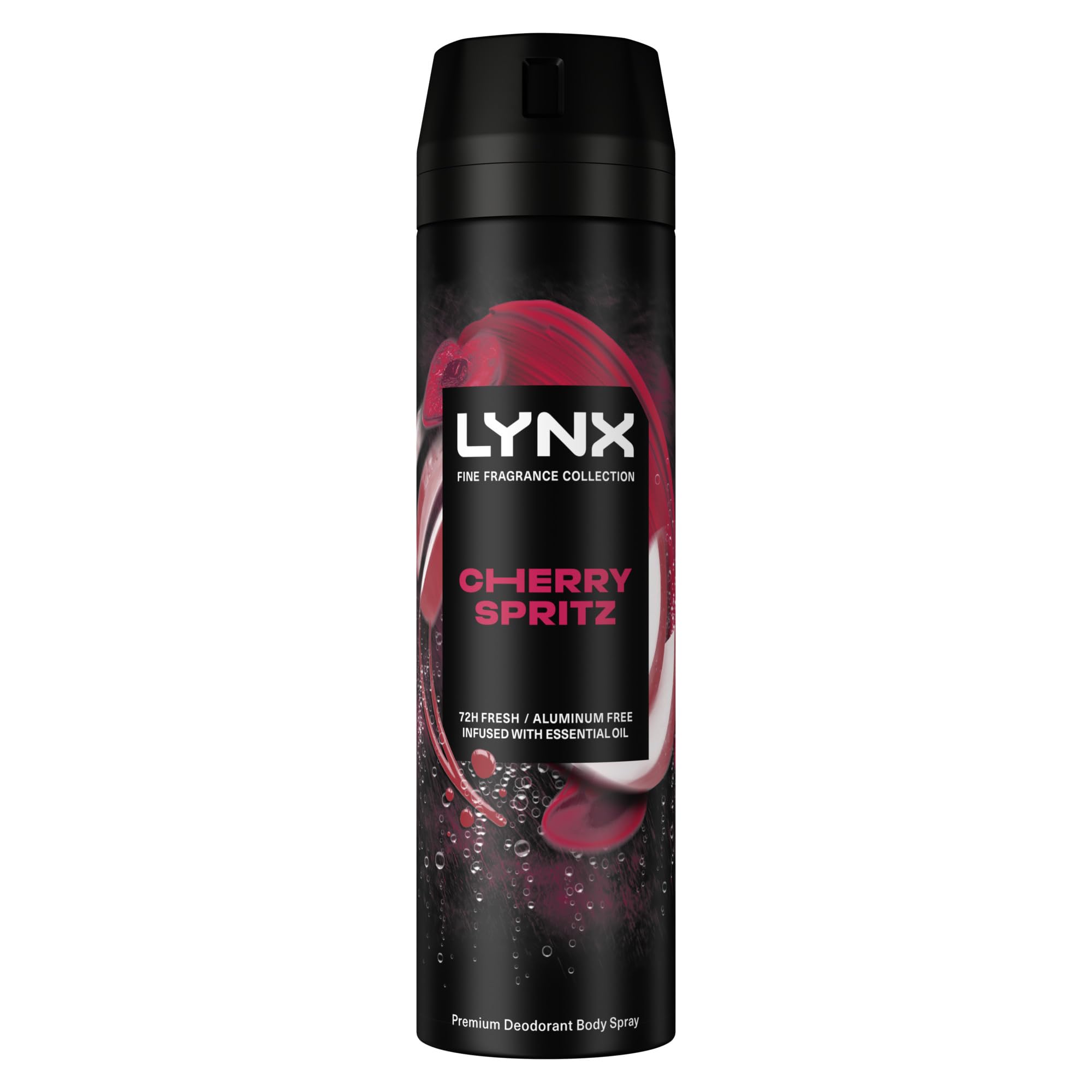 Lynx Cherry Spritz Body Spray 200ml 3 Pack Mens Deodorant 72H Freshness