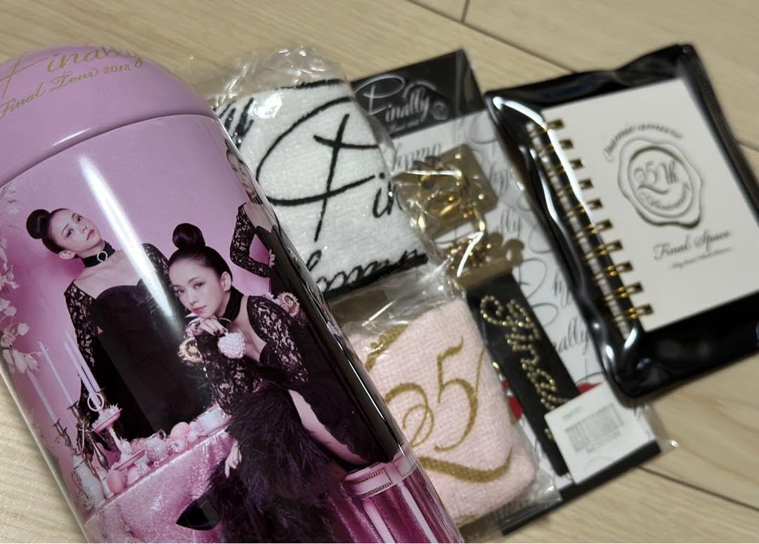 Amazon.co.jp: 安室奈美恵 グッズ 安室ちゃん Finally 25th 5点 セット 