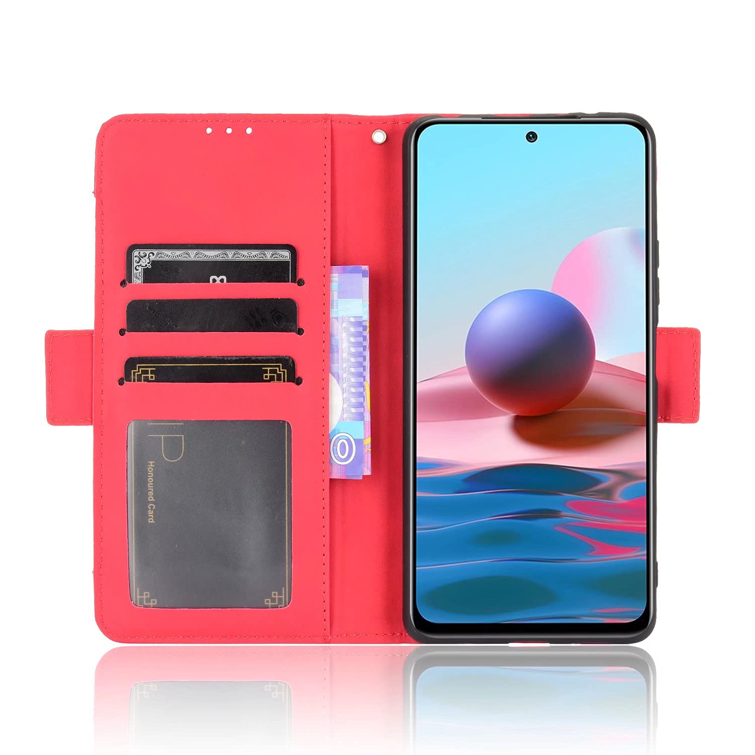 Custodia Flip Cover In Pelle PU Per UMIDIGI F3 4G – Con Slot Per Schede E Staffa Incorporata, Colore Blu