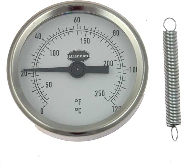 hot water temperature gauge