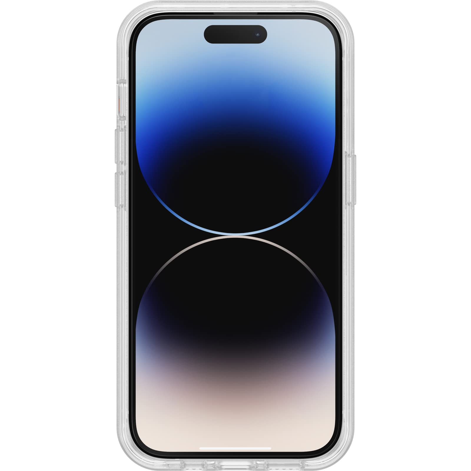 OtterBox Bundle per iPhone 14 PRO Cover Symmetry Clear Testata 3X vs Le Norme Anti Caduta Mil-Std 810G + Protezione Schermo Vetro Alpha con 3X Tecnologia Anti Graffio