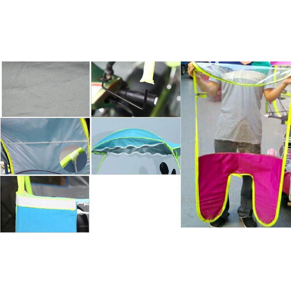 Uniwersalna osłona przeciwsłoneczna do motocykla elektrycznego, uniwersalna osłona przeciwsłoneczna do motocykla elektrycznego Skuter Wodoodporna osłona przeciwdeszczowa Osłona na parasol z baldachi