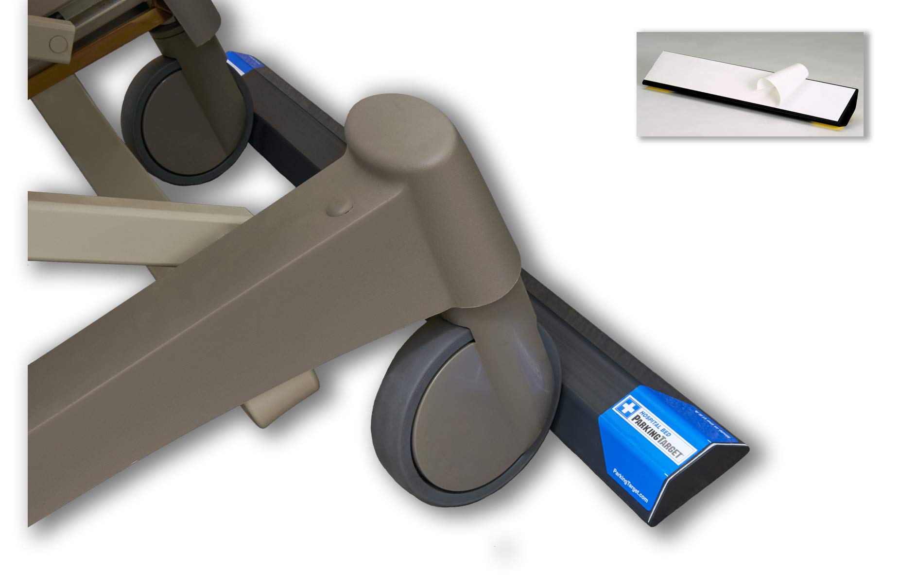 IPI HOB-42: Hospital Bed Parking Target 1-Pack: Protects Hospital and Nursing Home Walls and Equipment from Damage - Stretcher Stopper Easy to Install and Clean – One Needed per Bed