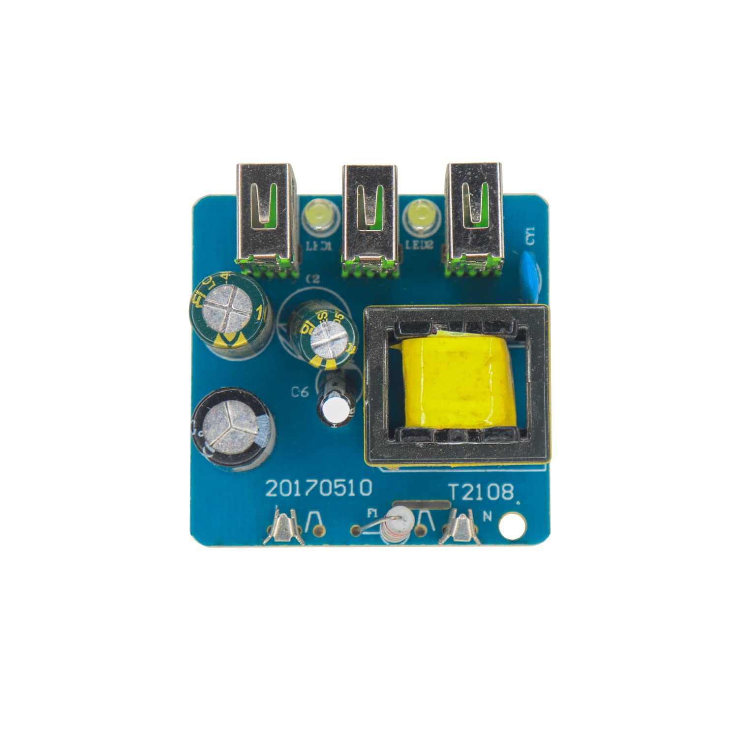 Electronic Spices 5v 2a Dc Output Power Supply Circuit Board With 3 Vertical Usb Slots 39mm X 39mm X 17mm (Ac to Dc) (B0BNHG1T6H) Amazon Price History, Amazon Price Tracker
